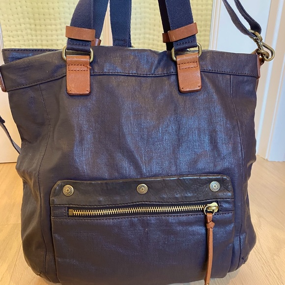 Genuine leather Kipling crossbody/handbag - Picture 2 of 16